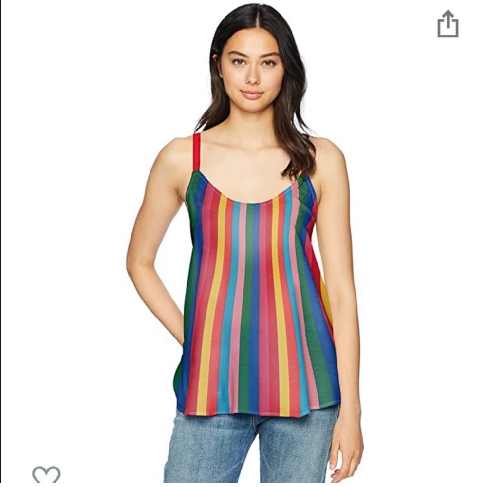 Rainbow Show Me Your Mumu swing tank!! NWOT
